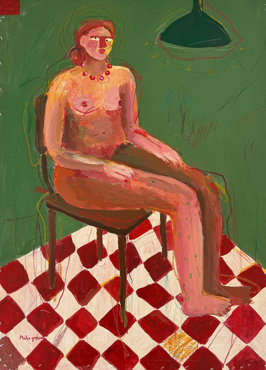Image of Untitled by Iryna Maksymova, size: 100x100cm, made of Acrylic on canvas, Painting medium, from Kyiv, priced at $2000
