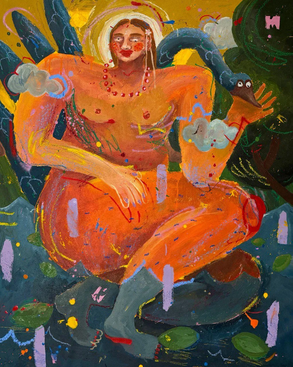 Зображення "Untitled" від Ірина Максимова, розмір: 100x100cm, матеріали: Акрил на полотні, медіум: Малюнок, місто: Київ, ціна: $2000