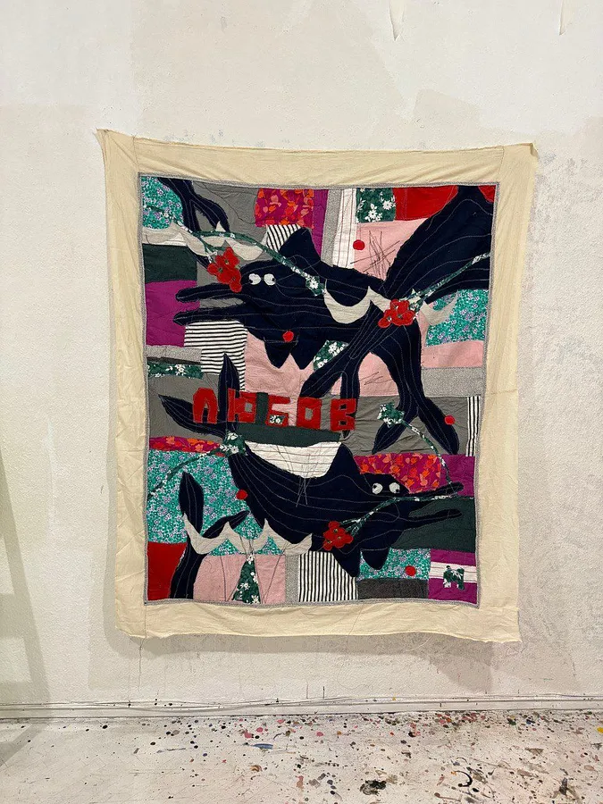 Image of Untitled by Iryna Maksymova, size: 100x100cm, made of Acrylic on canvas, Painting medium, from Kyiv, priced at $2000