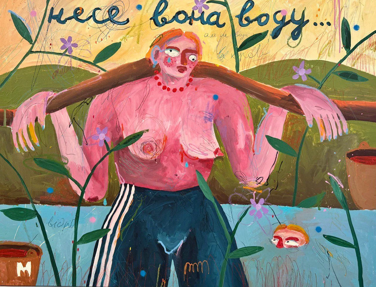 Зображення "Untitled" від Ірина Максимова, розмір: 100x100cm, матеріали: Акрил на полотні, медіум: Малюнок, місто: Київ, ціна: $2000